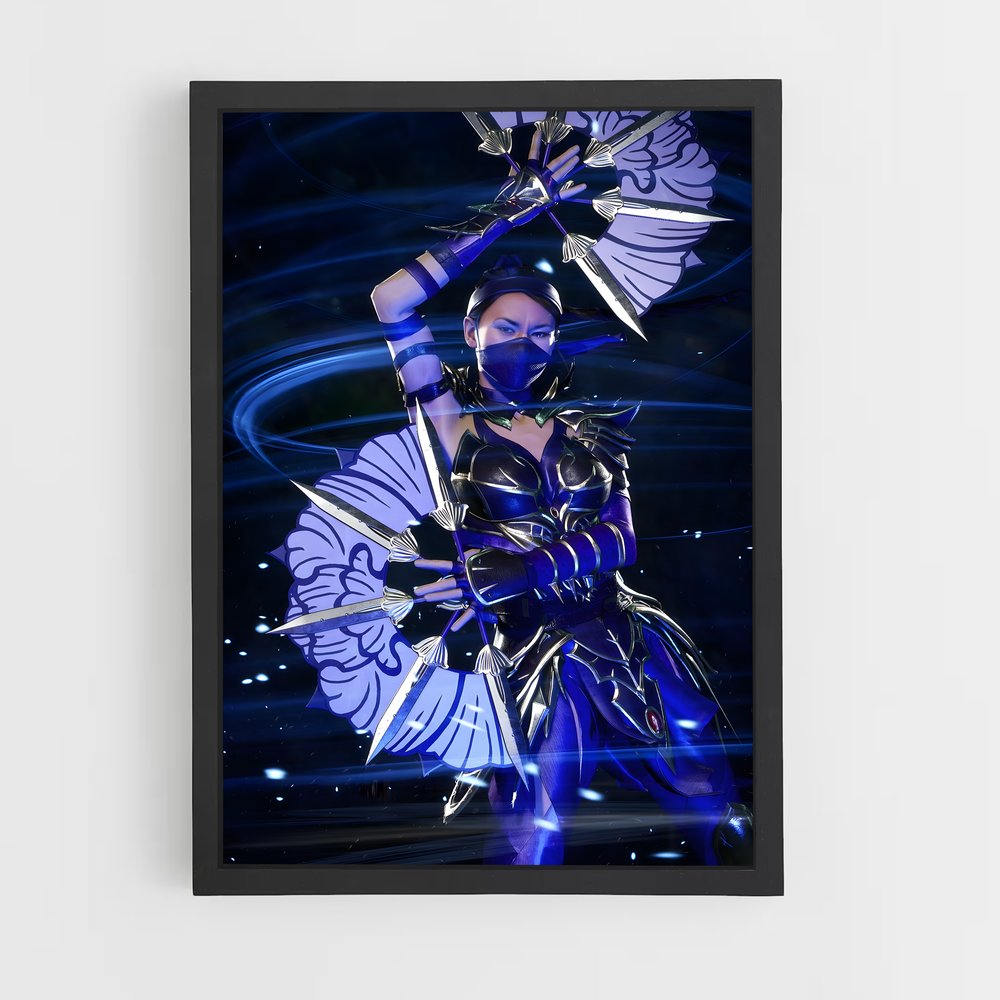 Poster Kitana rêves – affiche Mortal kombat (vue 2)