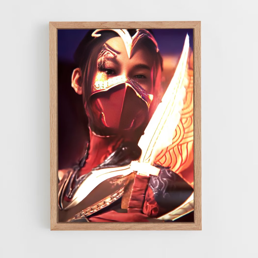 Poster L'Envol de Kitana – affiche Mortal kombat (vue 4)