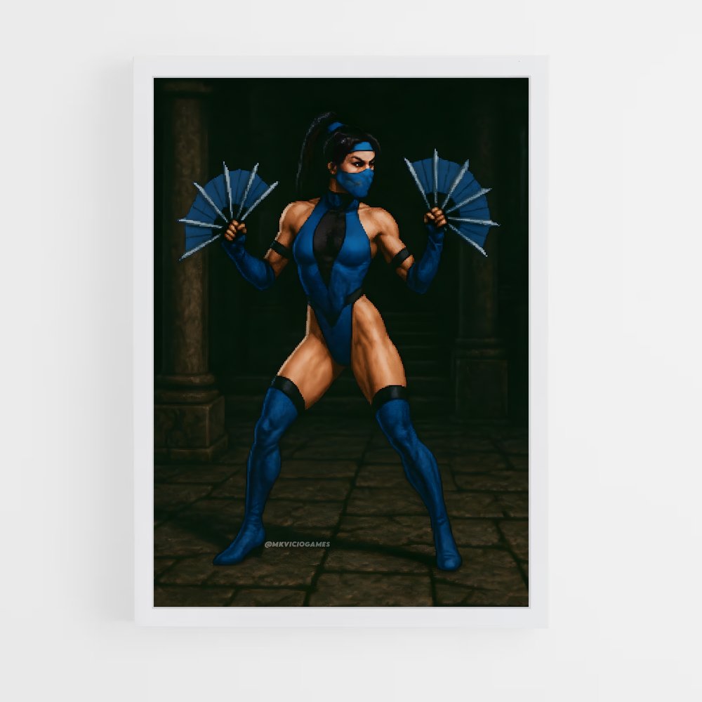 Poster Danse de Lames – affiche Mortal kombat (vue 3)