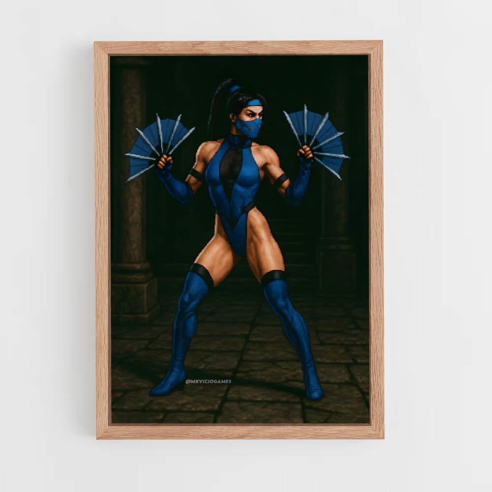 Poster Danse de Lames – affiche Mortal kombat (vue 4)