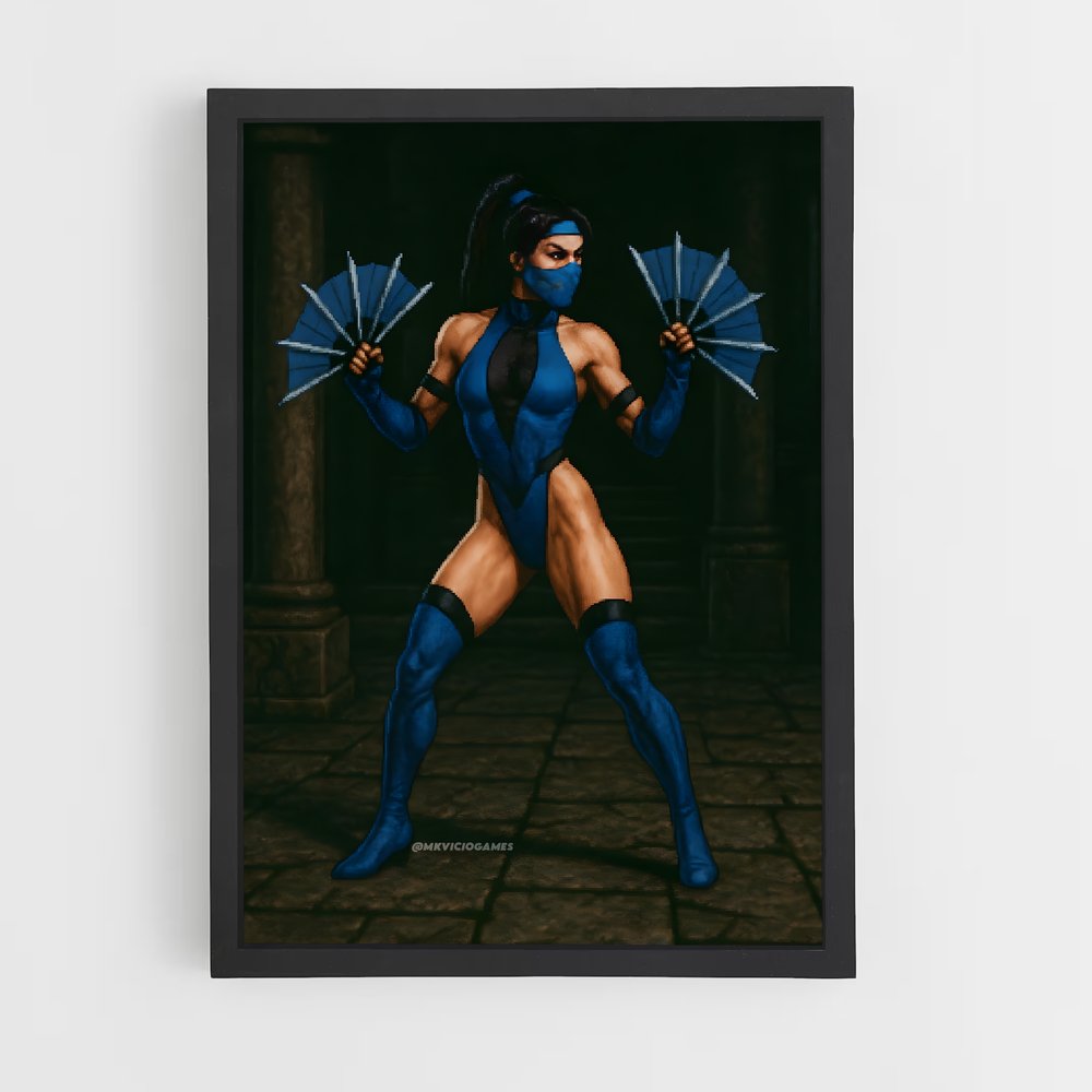Poster Danse de Lames – affiche Mortal kombat (vue 2)