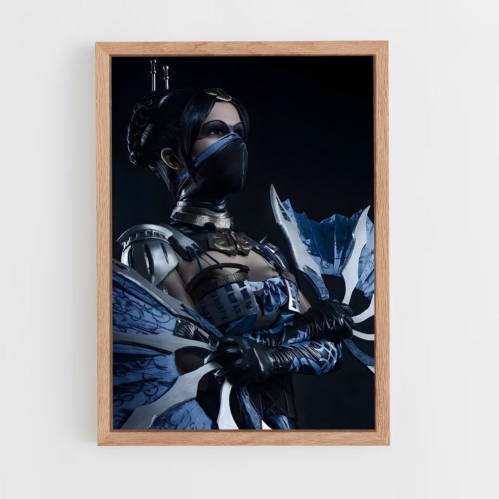 Poster Kitana de Élégance – affiche Mortal kombat (vue 4)