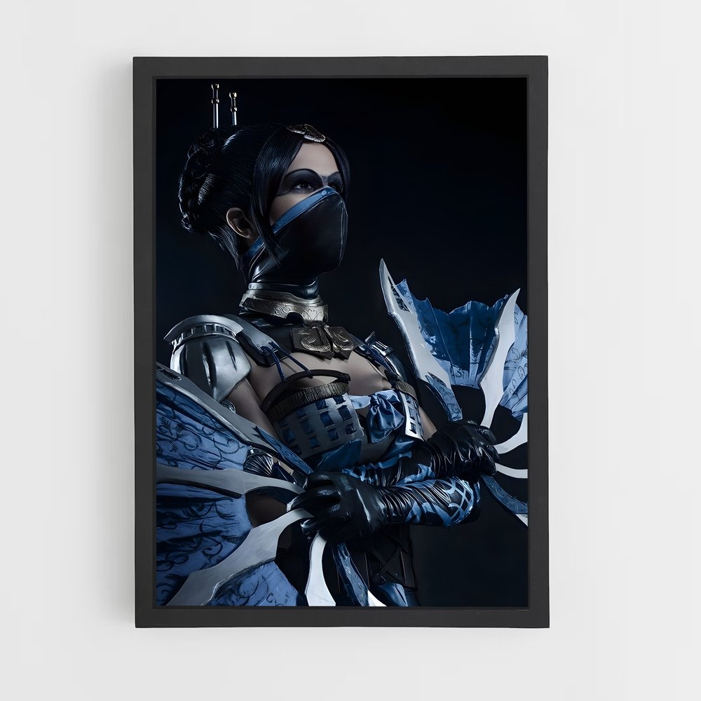 Poster Kitana de Élégance – affiche Mortal kombat (vue 2)