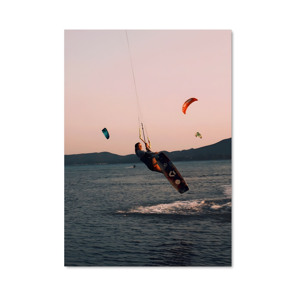 Poster Surf à la Volée