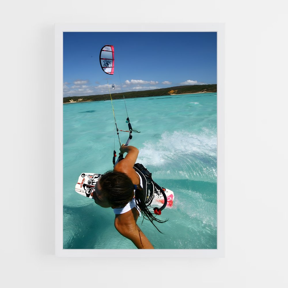 Poster Ocean Parade – affiche Kitesurf (vue 3)