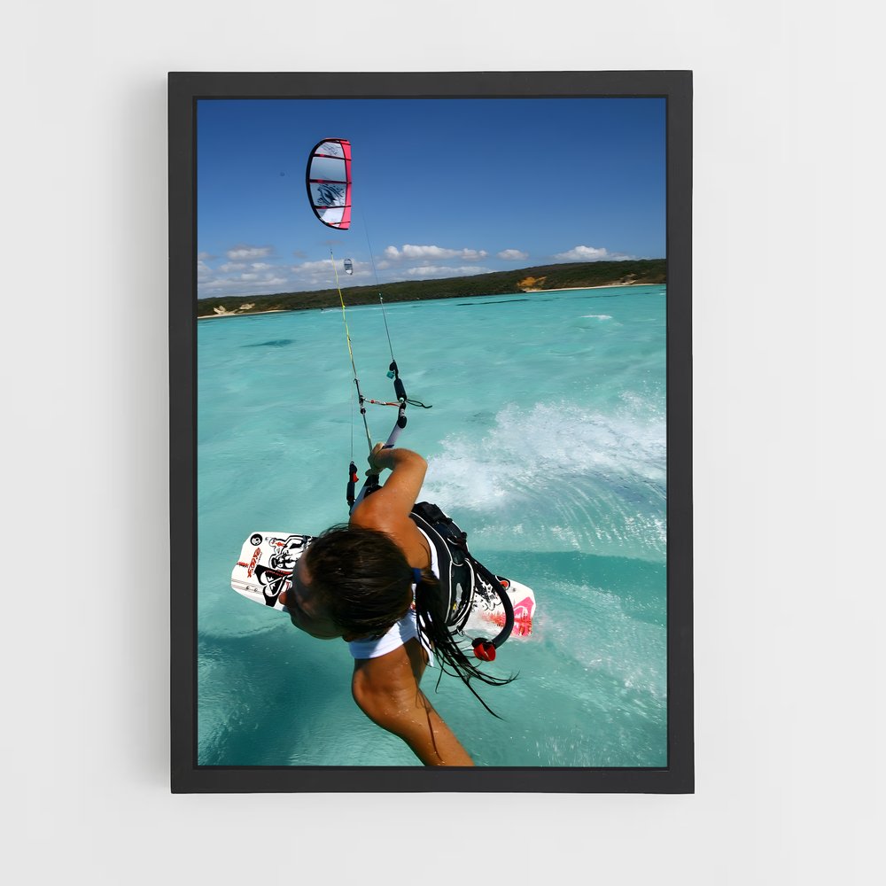 Poster Ocean Parade – affiche Kitesurf (vue 2)