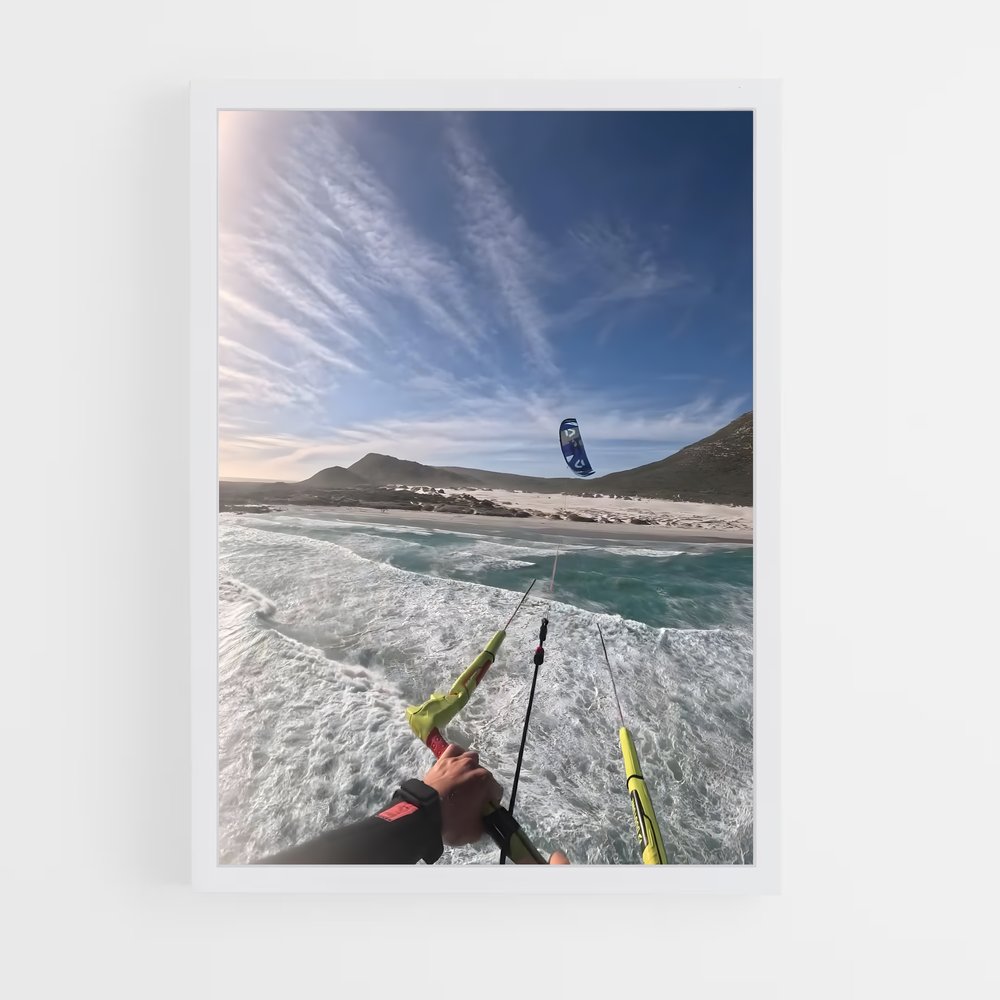 Poster Surf au Vent – affiche Kitesurf (vue 3)