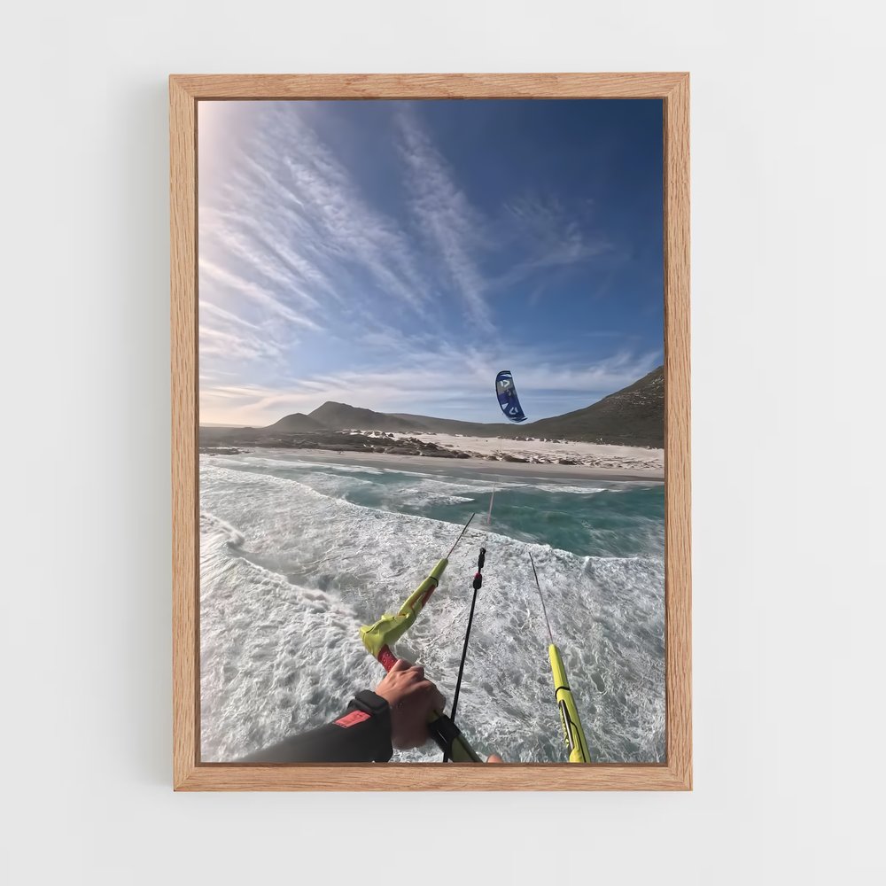 Poster Surf au Vent – affiche Kitesurf (vue 4)