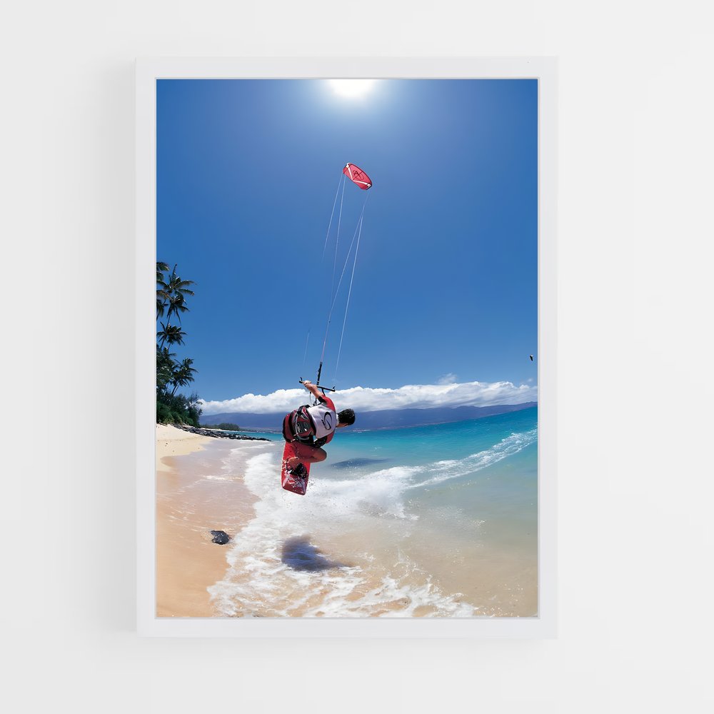 Poster Surf & Fun – affiche Kitesurf (vue 3)