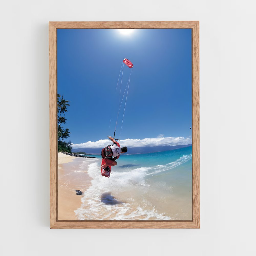 Poster Surf & Fun – affiche Kitesurf (vue 4)