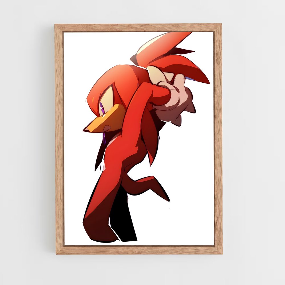 Poster Knuckles en Action – affiche Sonic (vue 4)