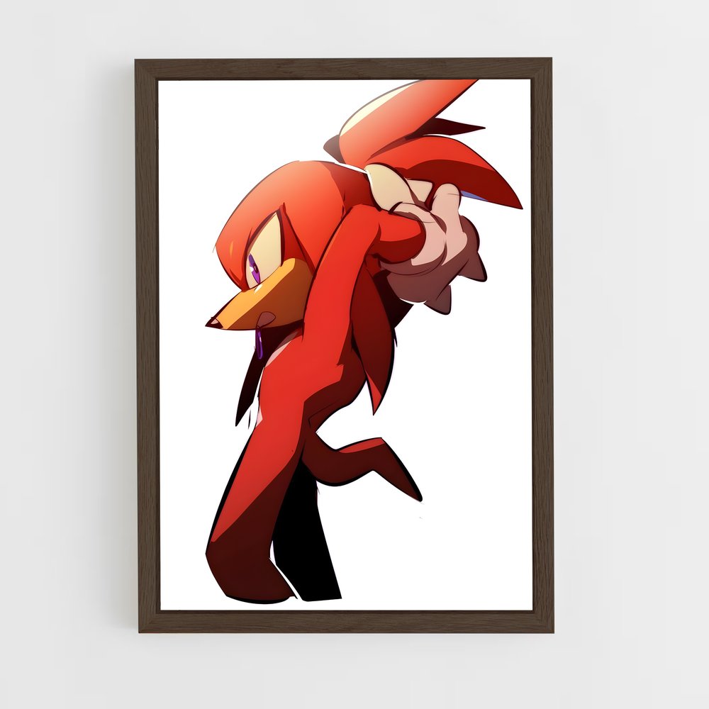 Poster Knuckles en Action – affiche Sonic (vue 5)