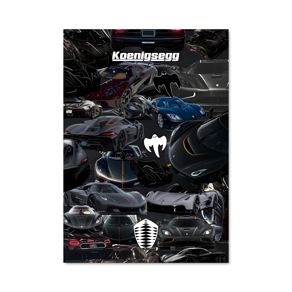 Poster Koge Racing – affiche Koenigsegg
