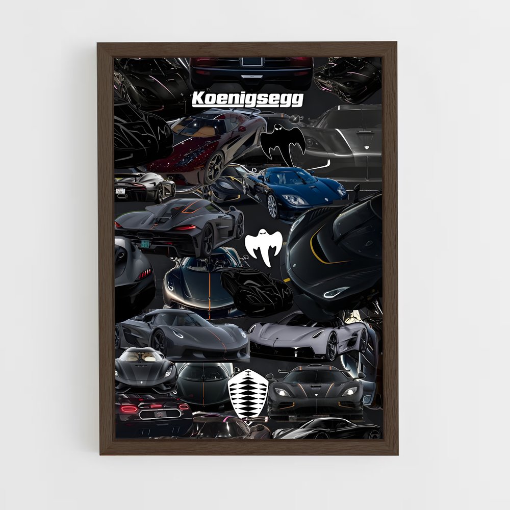 Poster Koge Racing – affiche Koenigsegg (vue 5)