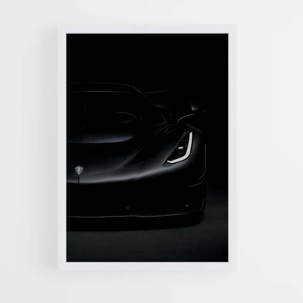 Poster Nocturne Koenigsegg (vue 3)