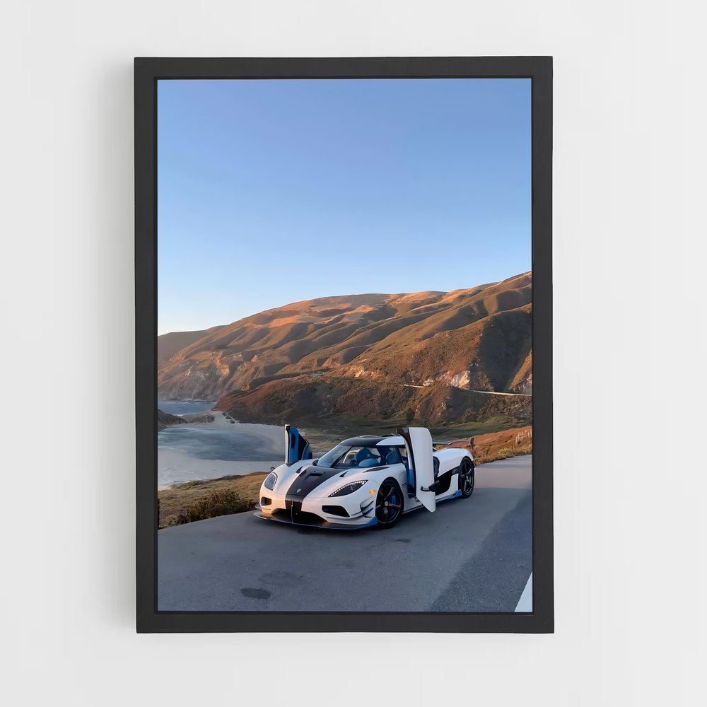 Poster Koenigsegg D'une (vue 2)