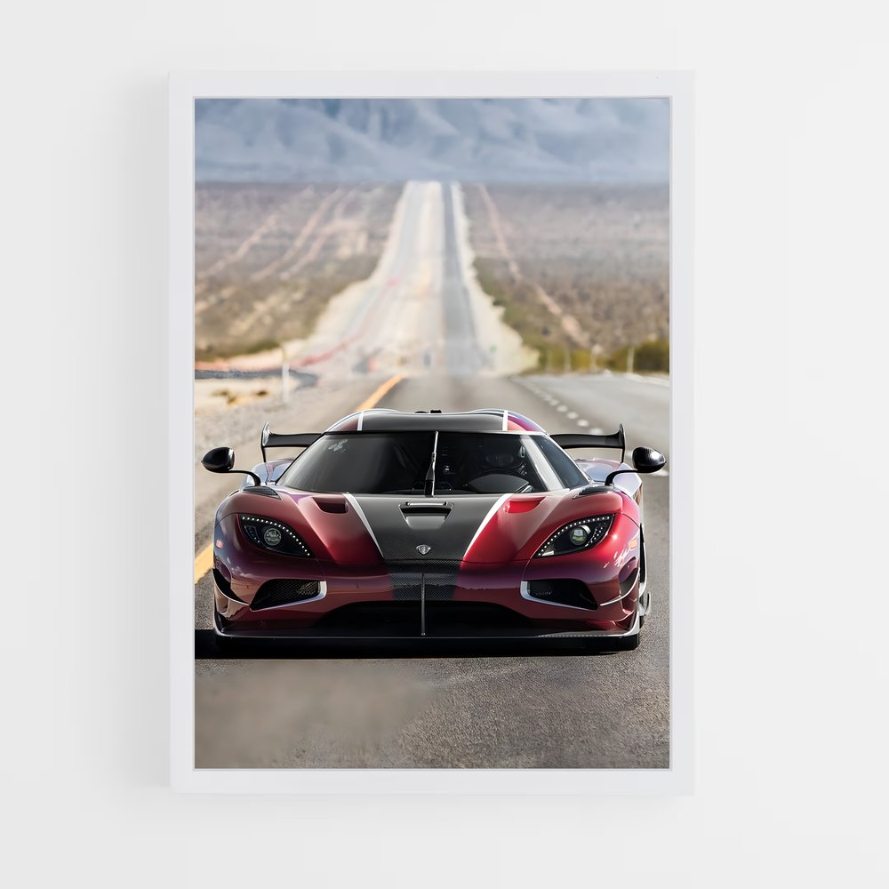 Poster Koenigsegg Toile (vue 3)