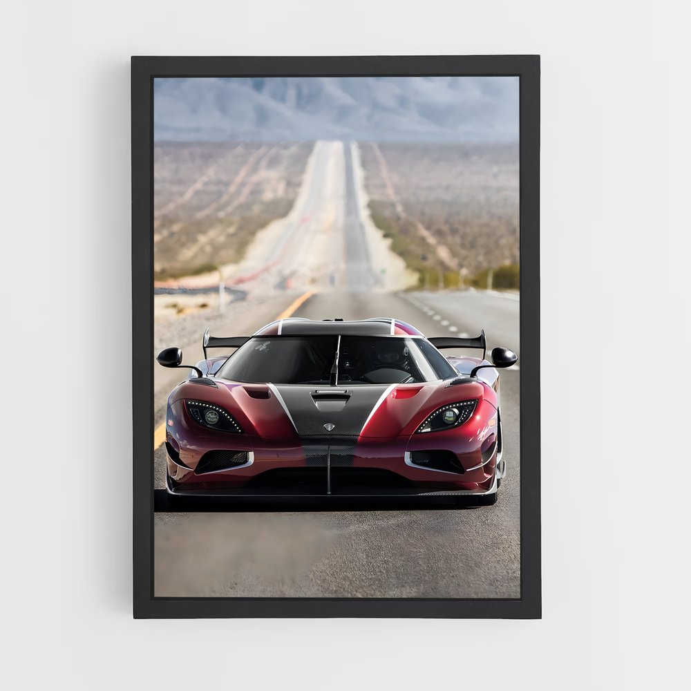 Poster Koenigsegg Toile (vue 2)