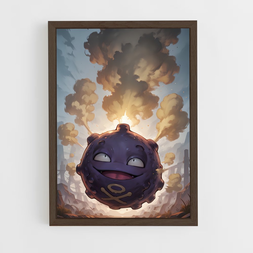 Poster Koffing le Joyeux – affiche Pokemon (vue 5)
