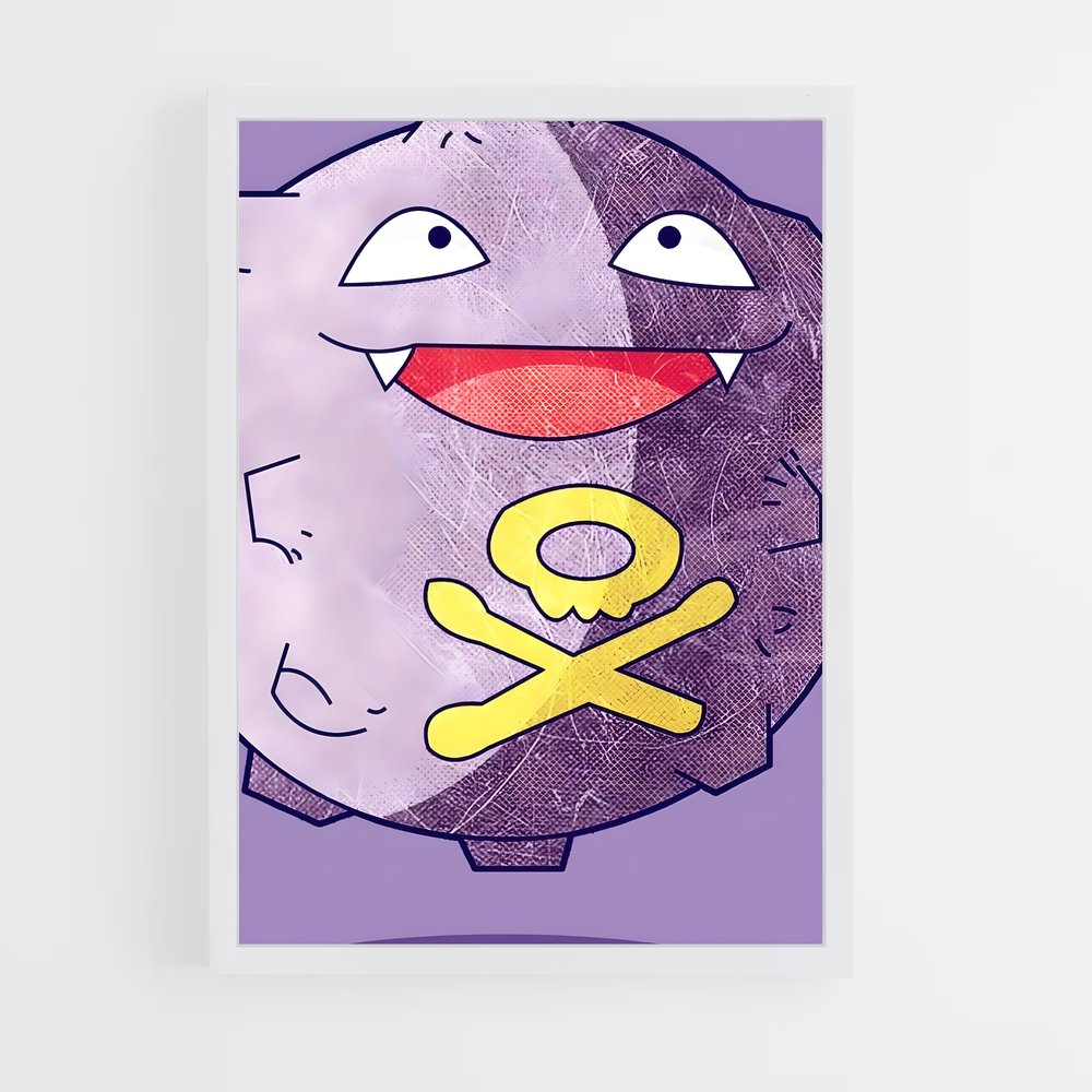 Poster Koffing Sourire – affiche Pokemon (vue 3)