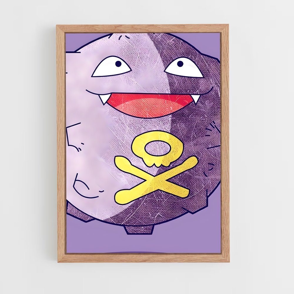 Poster Koffing Sourire – affiche Pokemon (vue 4)