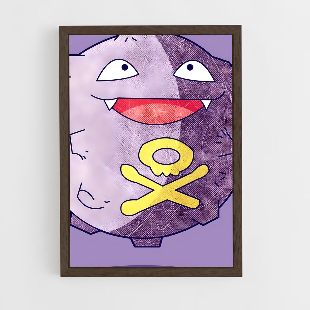 Poster Koffing Sourire – affiche Pokemon (vue 5)