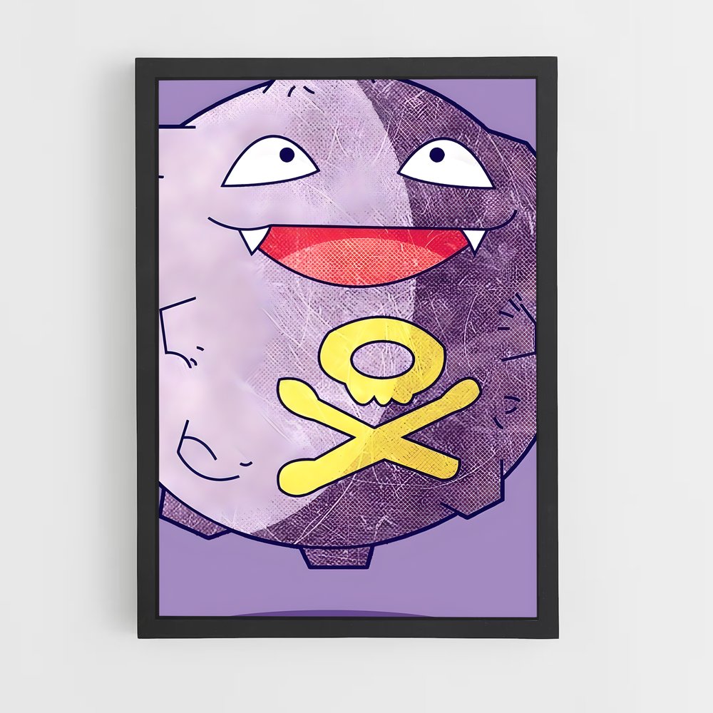 Poster Koffing Sourire – affiche Pokemon (vue 2)