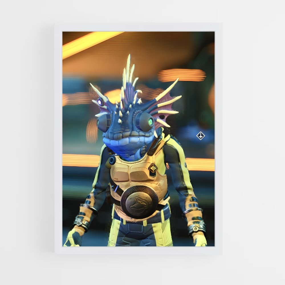 Poster Korvax Ascendant – affiche No man sky (vue 3)