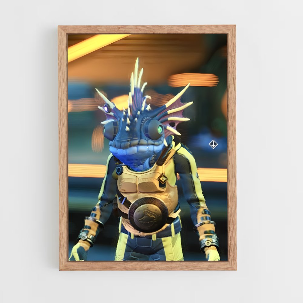 Poster Korvax Ascendant – affiche No man sky (vue 4)