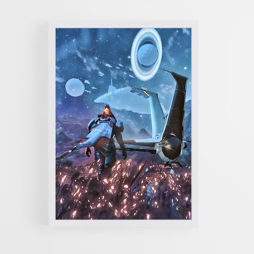 Poster L'Horizon Astral – affiche No man sky (vue 3)