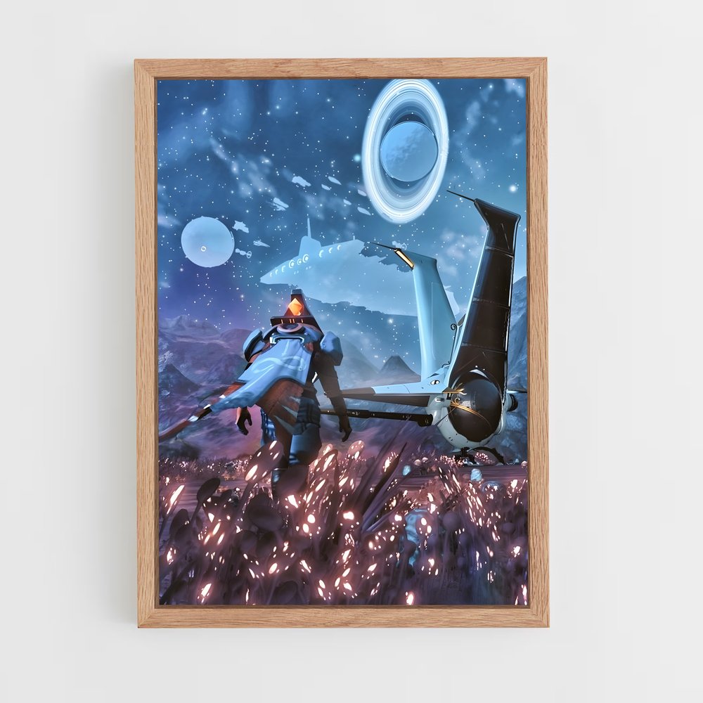 Poster L'Horizon Astral – affiche No man sky (vue 4)