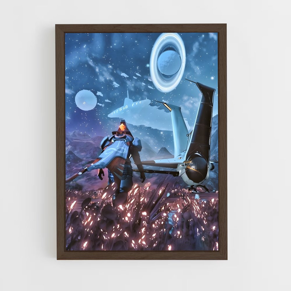Poster L'Horizon Astral – affiche No man sky (vue 5)
