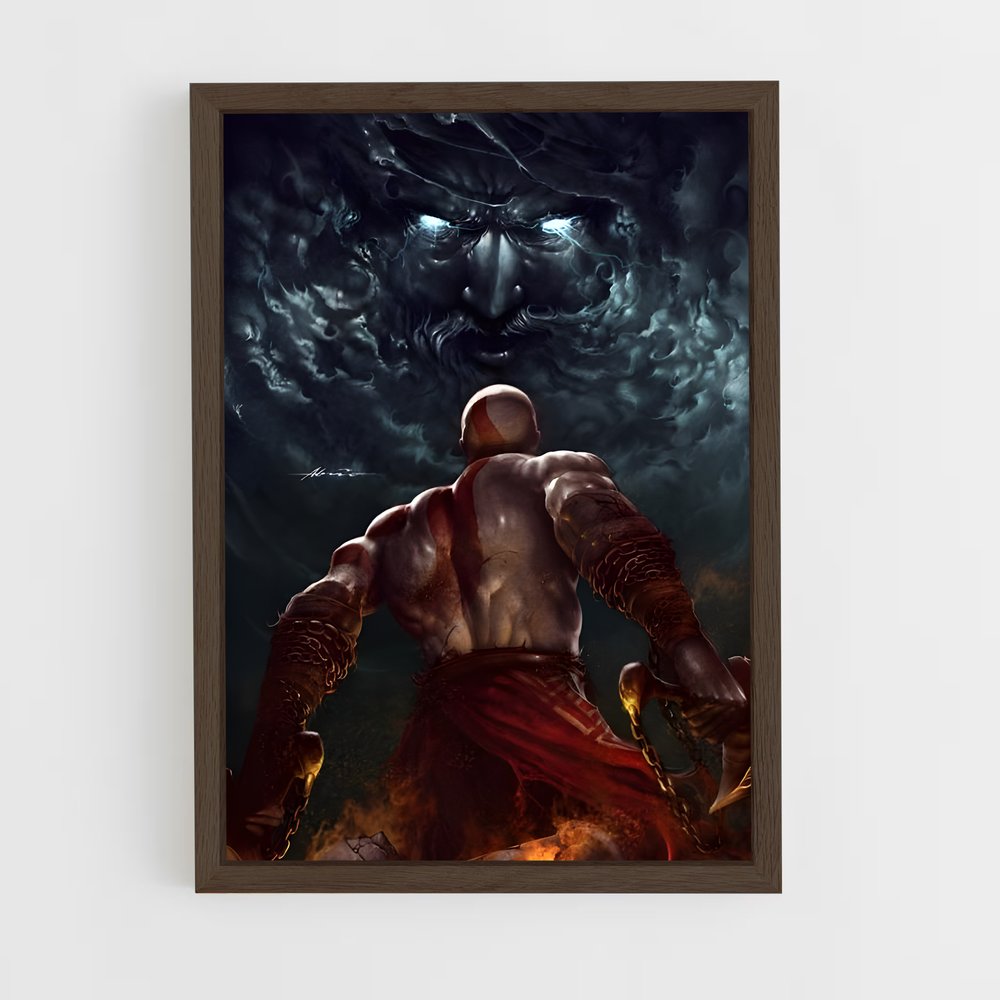 Poster Kratos épique – affiche God of War (vue 5)