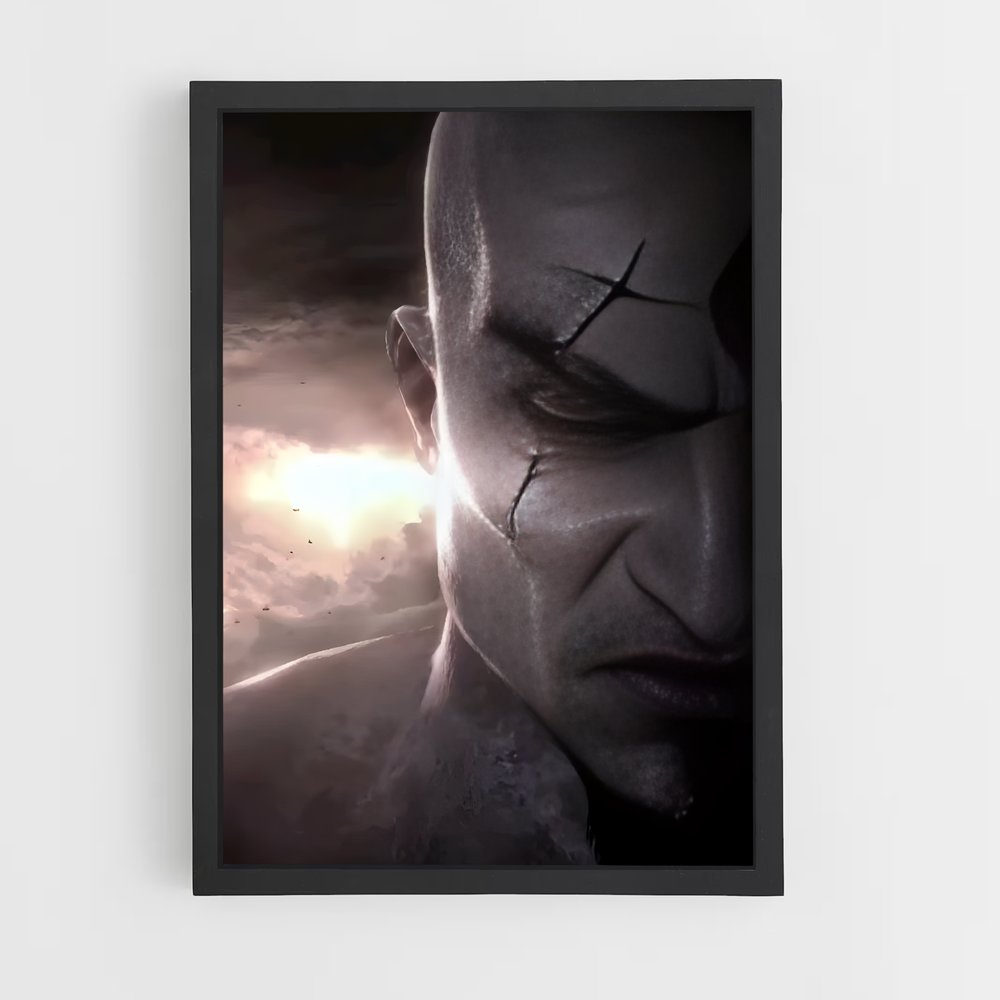 Poster L'Éclat de Kratos – affiche God of War (vue 2)