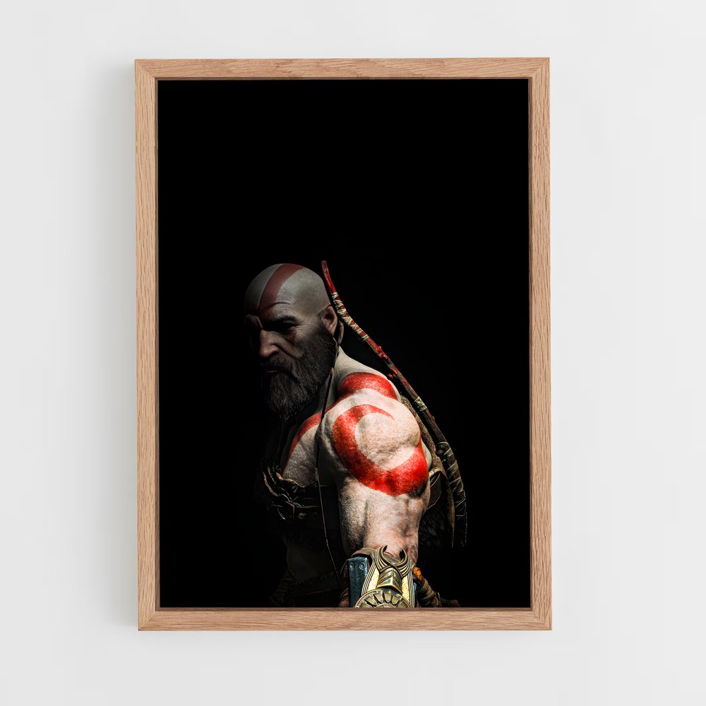 Poster La Rage de Kratos – affiche God of War (vue 4)