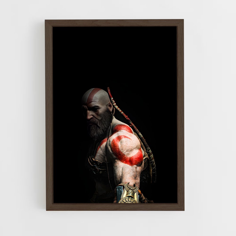 Poster La Rage de Kratos – affiche God of War (vue 5)