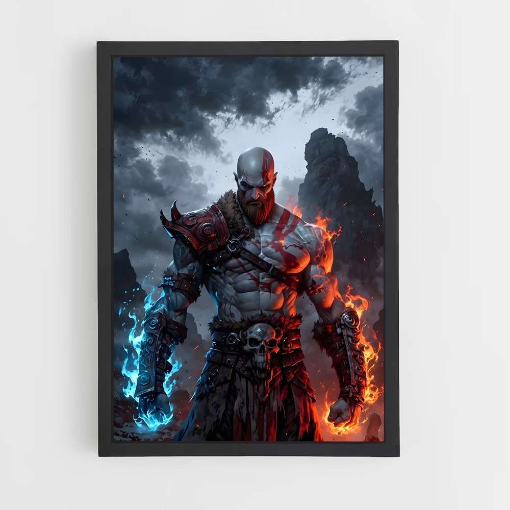 Poster Fury of the Demons – affiche God of War (vue 2)
