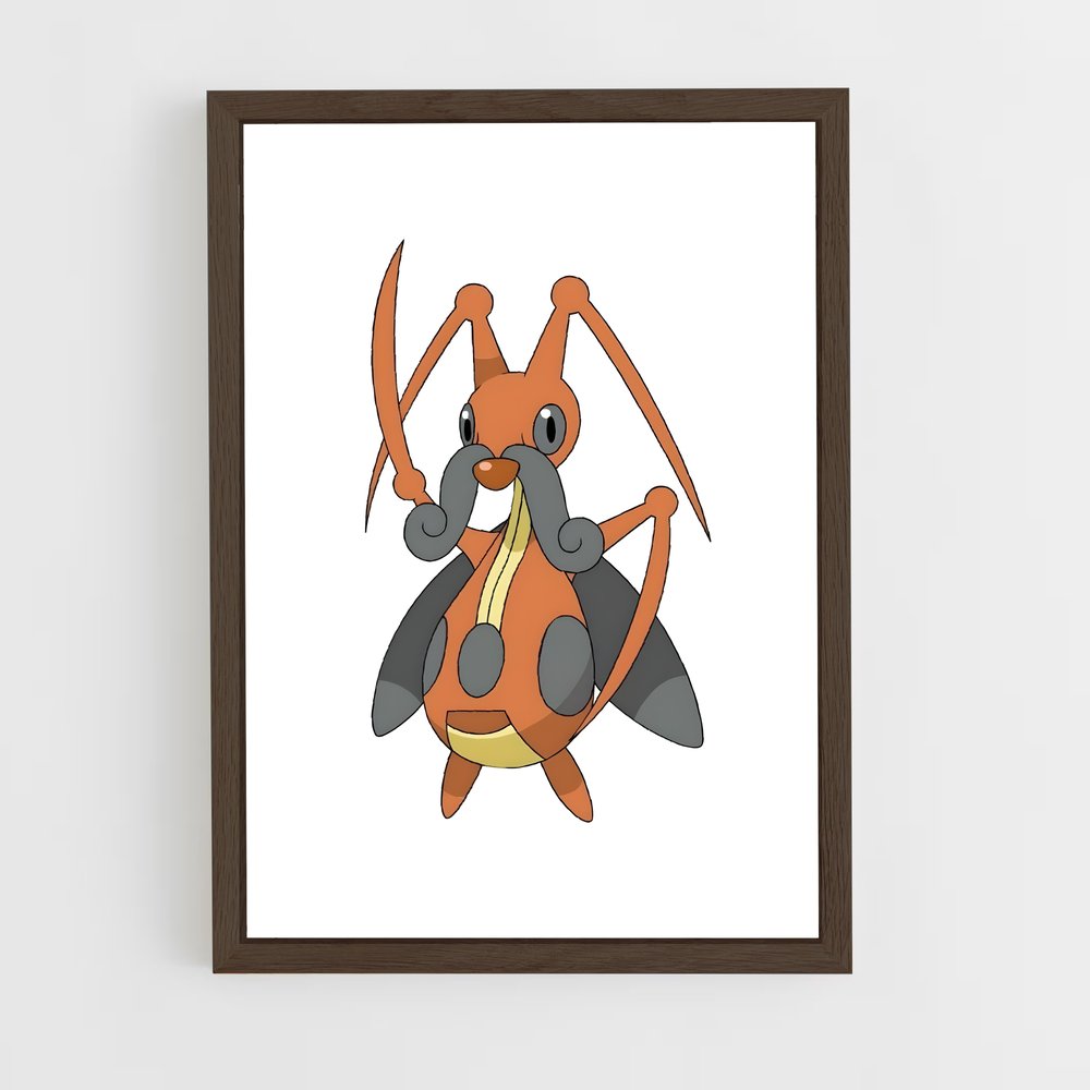 Poster Kricketot en Fête – affiche Pokemon (vue 5)