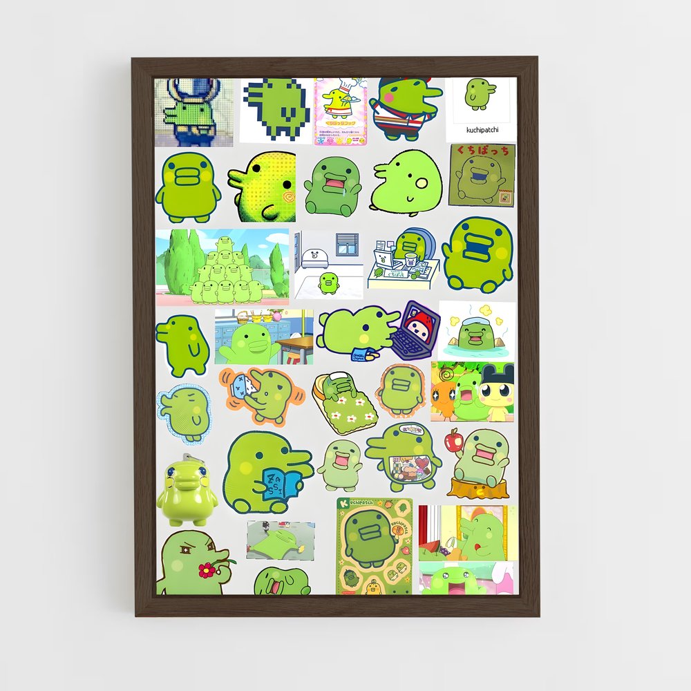 Poster Monstres Kuchipatchi – affiche Tamagotchi (vue 5)