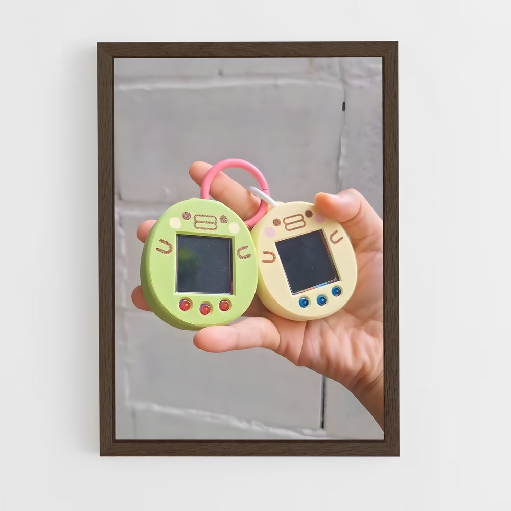 Poster Techno Touch – affiche Tamagotchi (vue 5)