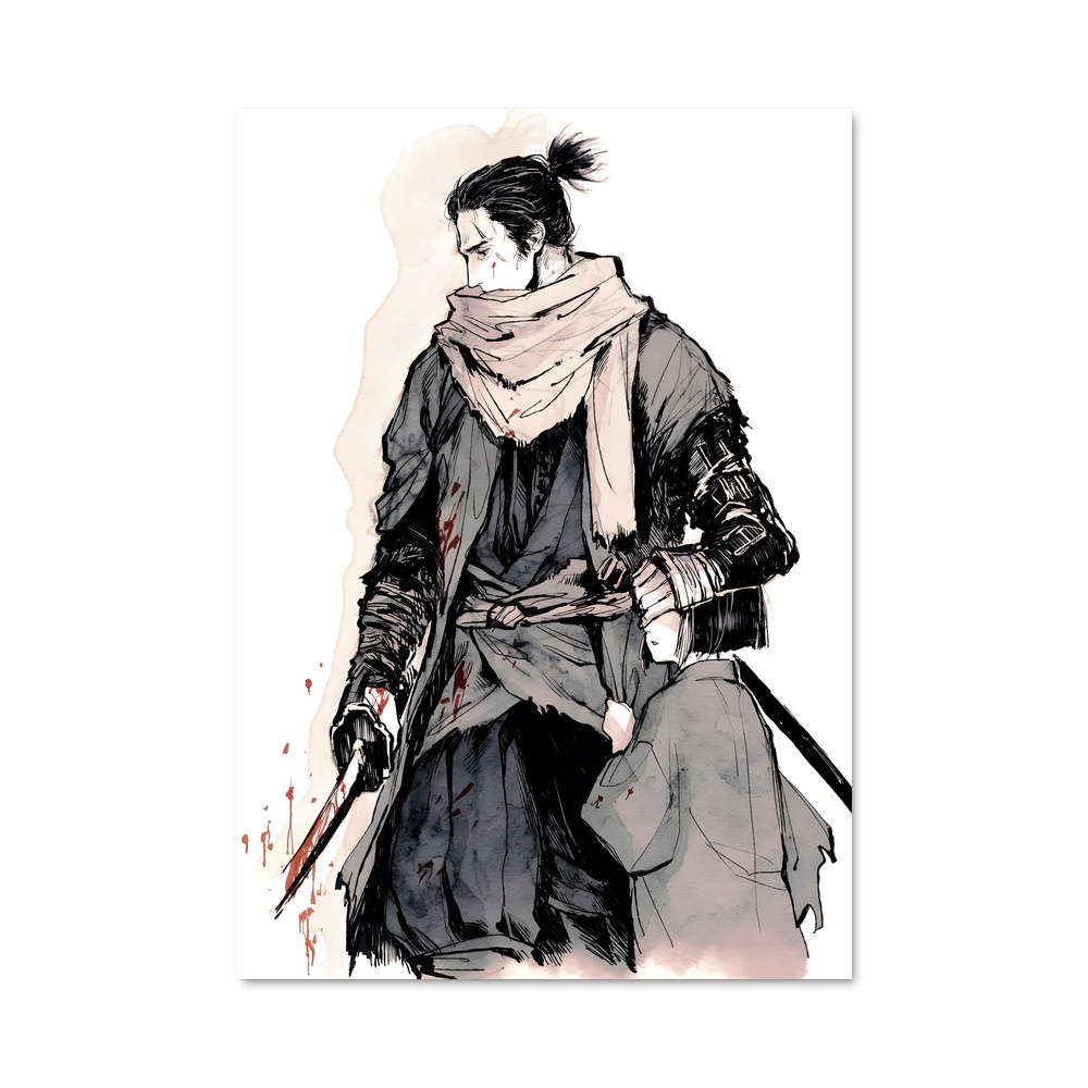 Poster Kuro de Élégance – affiche Sekiro
