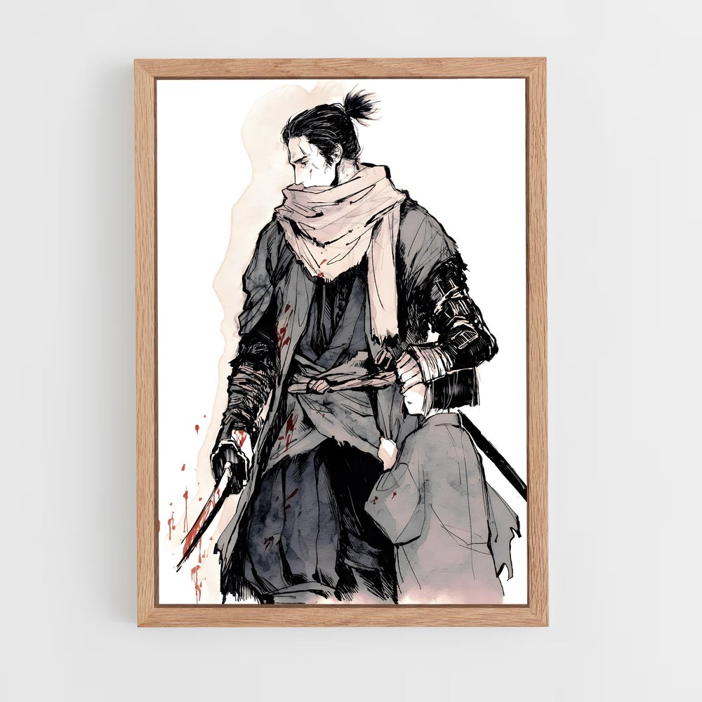 Poster Kuro de Élégance – affiche Sekiro (vue 4)