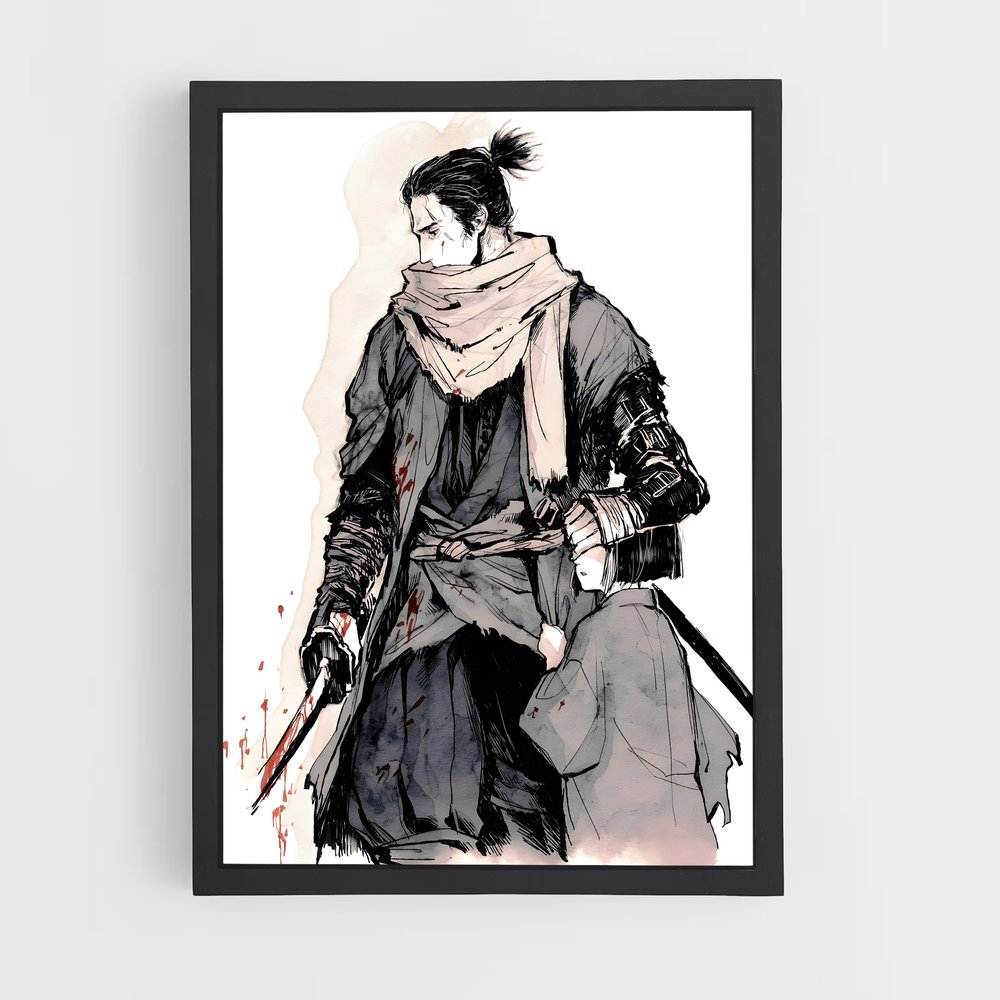 Poster Kuro de Élégance – affiche Sekiro (vue 2)