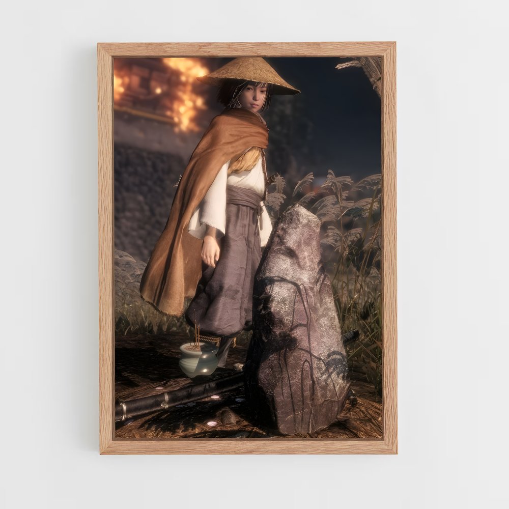 Poster Kuro de grâce – affiche Sekiro (vue 4)
