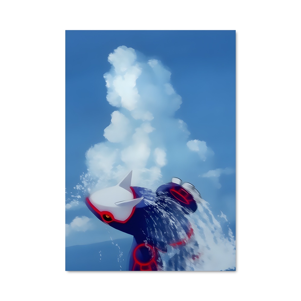 Poster Kyogre en Vol – affiche Pokemon