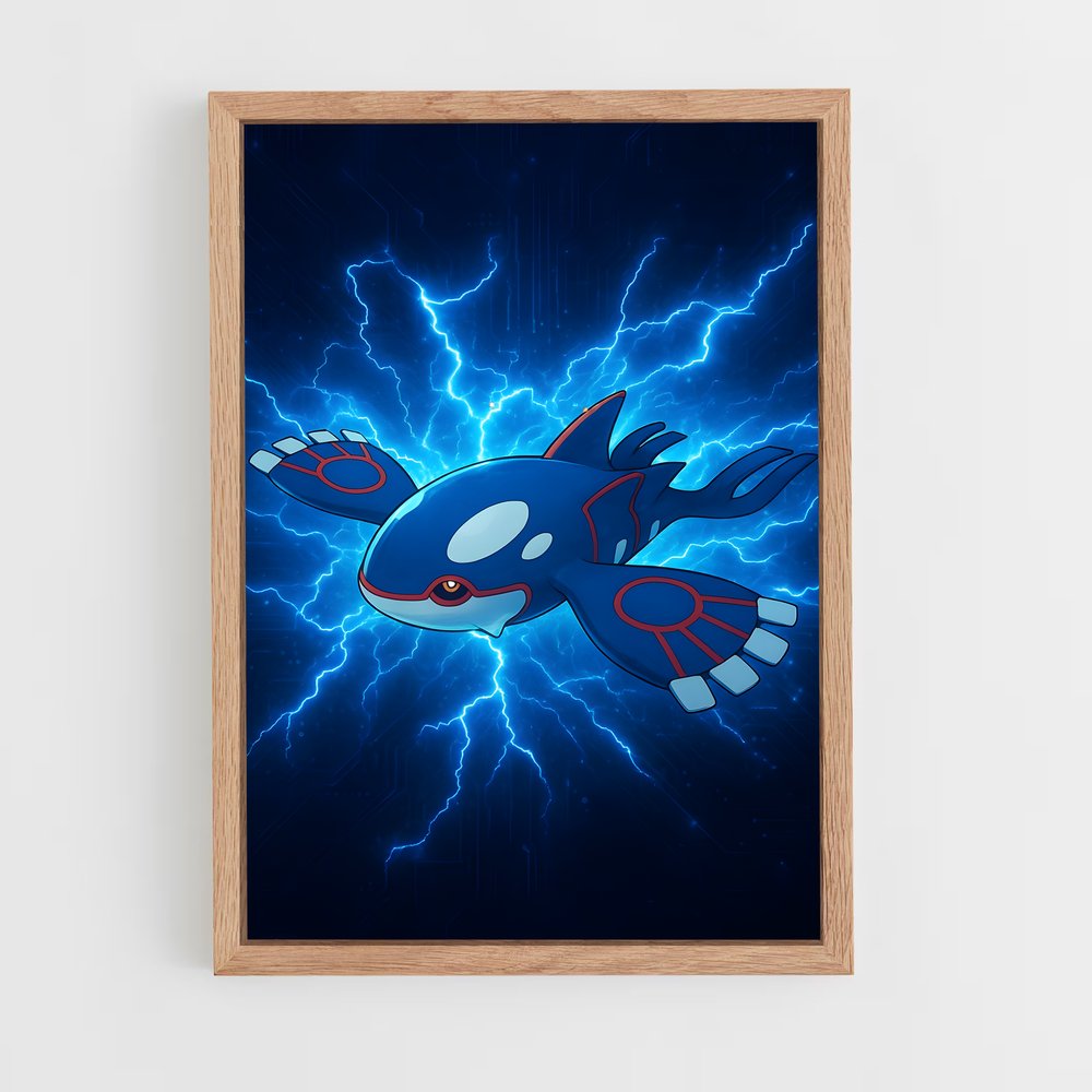 Poster Kyogre L'océan – affiche Pokemon (vue 4)
