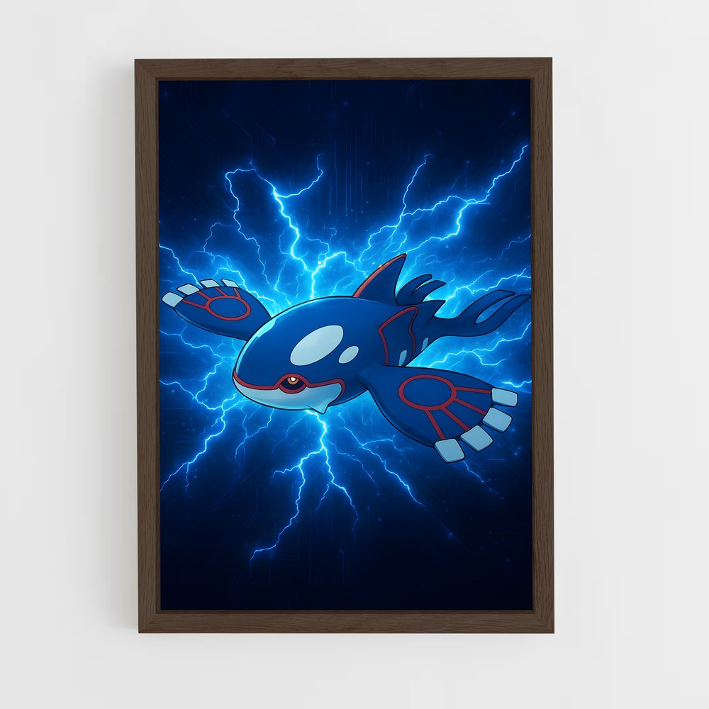 Poster Kyogre L'océan – affiche Pokemon (vue 5)