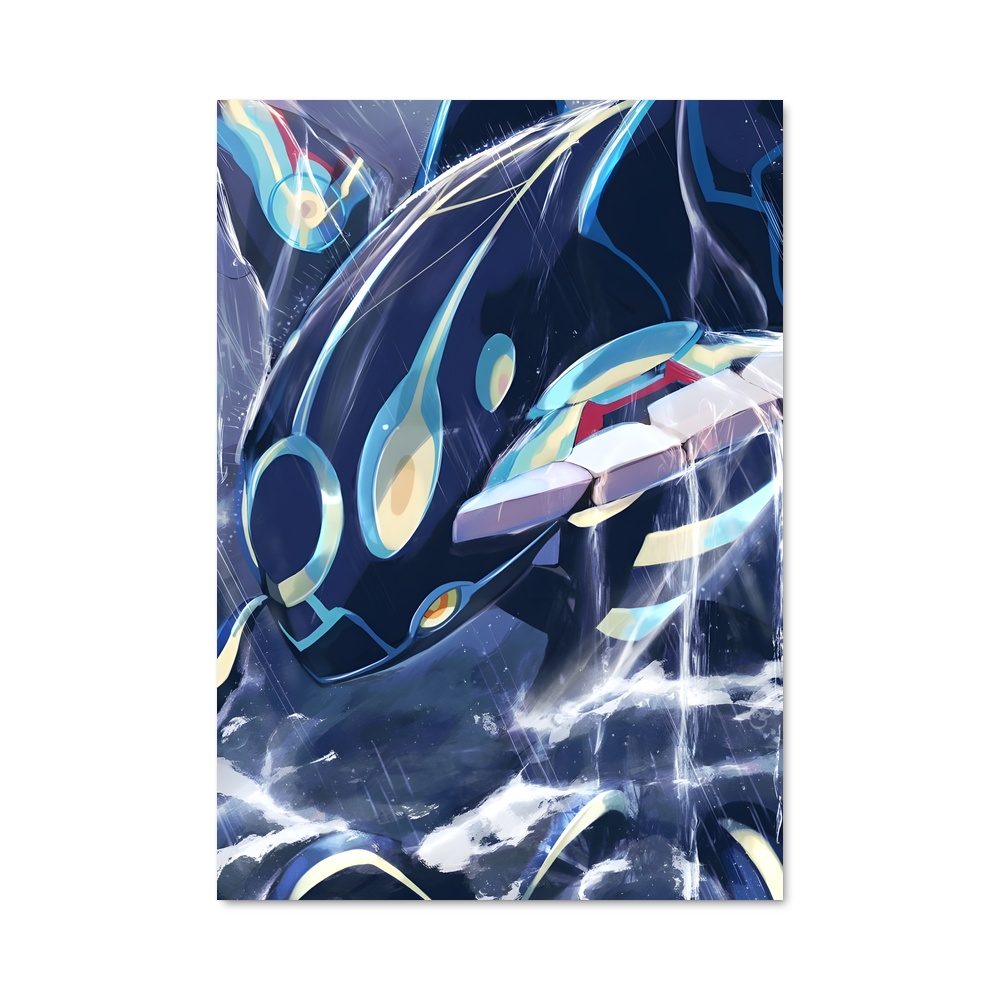 Poster Kyogre Cartoon – affiche Pokemon