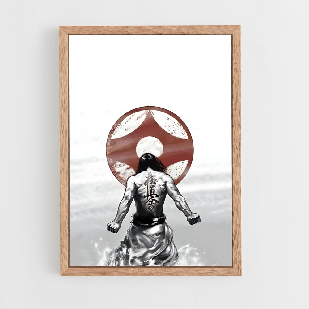 Poster Le Samouraï Rouge – affiche Kyokushin (vue 4)