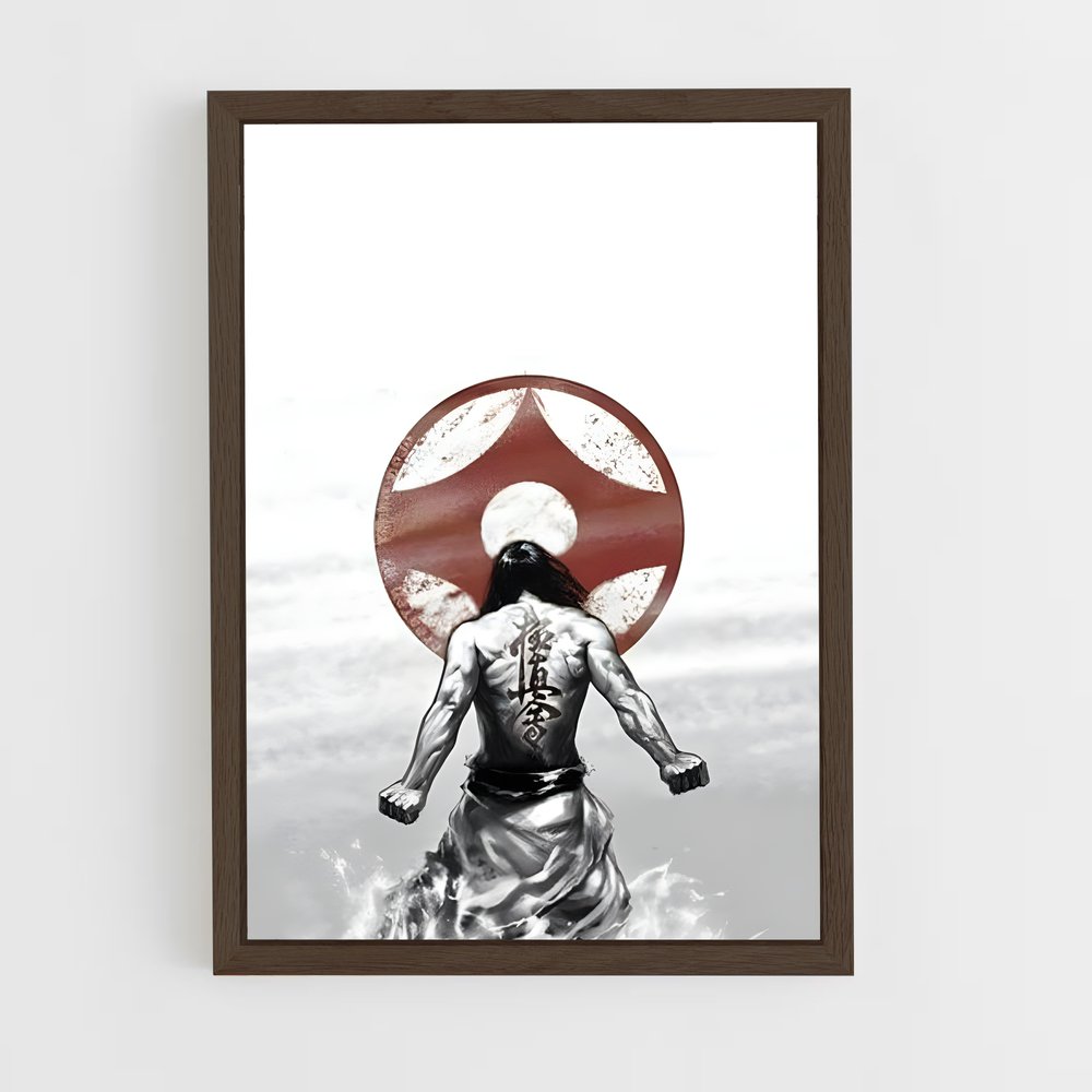 Poster Le Samouraï Rouge – affiche Kyokushin (vue 5)